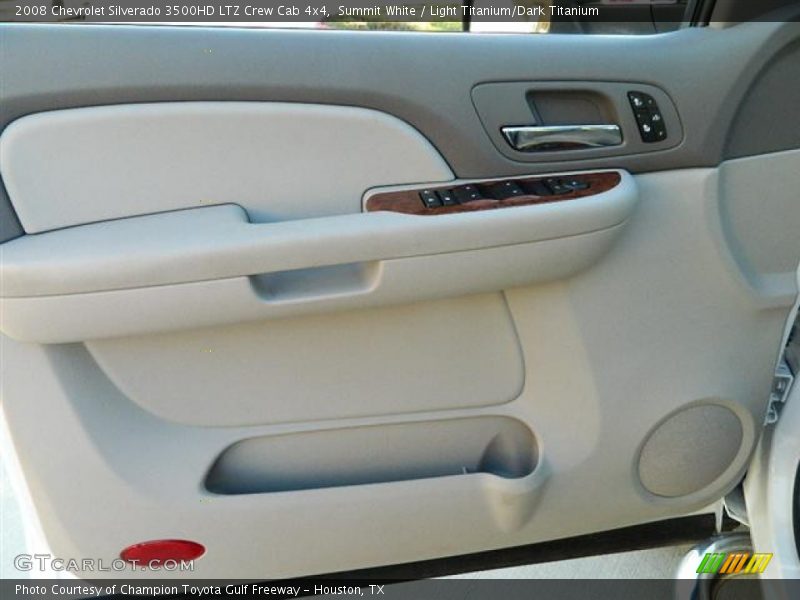 Summit White / Light Titanium/Dark Titanium 2008 Chevrolet Silverado 3500HD LTZ Crew Cab 4x4
