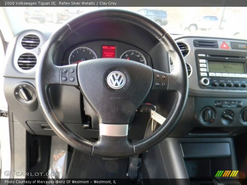 Reflex Silver Metallic / Clay Grey 2009 Volkswagen Tiguan SE