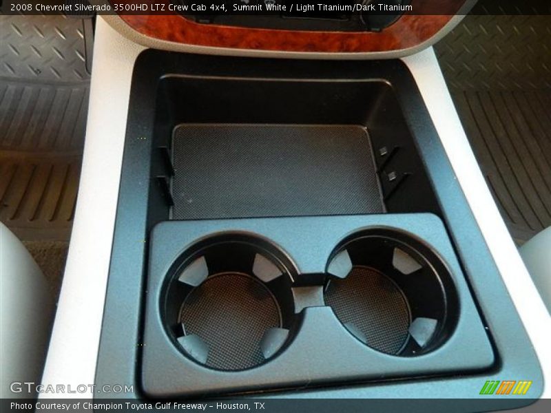 Summit White / Light Titanium/Dark Titanium 2008 Chevrolet Silverado 3500HD LTZ Crew Cab 4x4