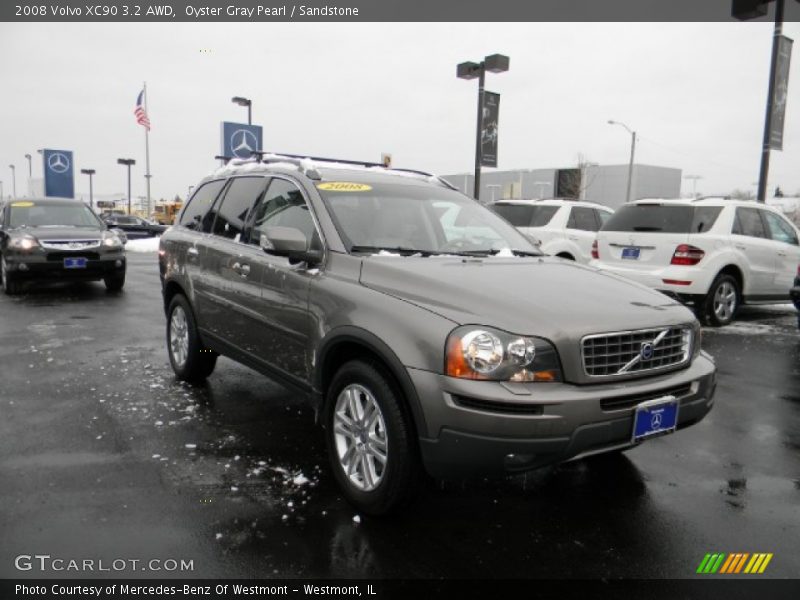 Oyster Gray Pearl / Sandstone 2008 Volvo XC90 3.2 AWD
