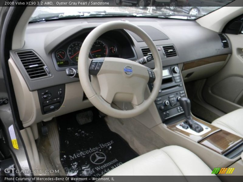 Oyster Gray Pearl / Sandstone 2008 Volvo XC90 3.2 AWD