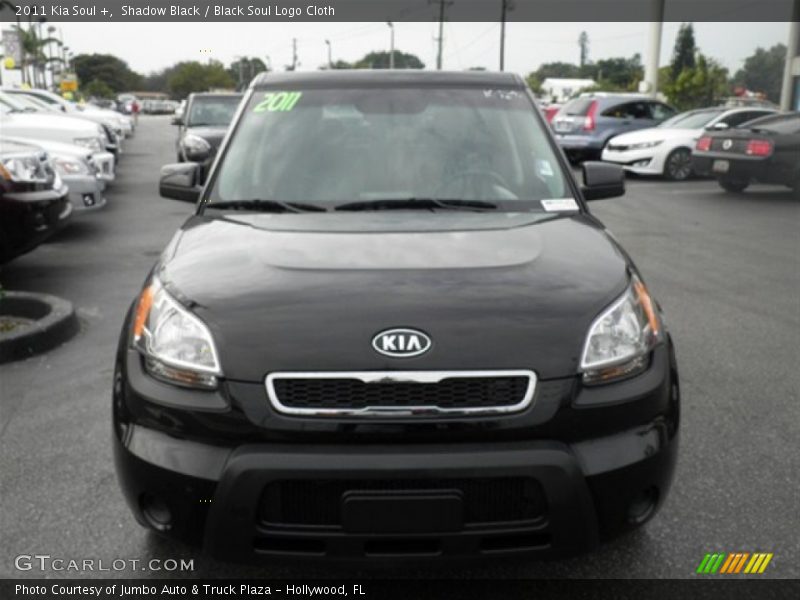 Shadow Black / Black Soul Logo Cloth 2011 Kia Soul +