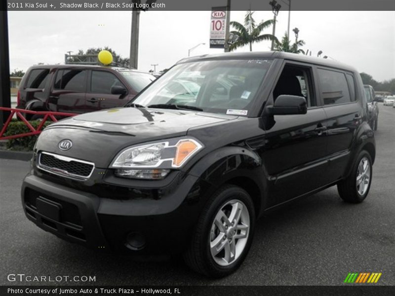 Shadow Black / Black Soul Logo Cloth 2011 Kia Soul +
