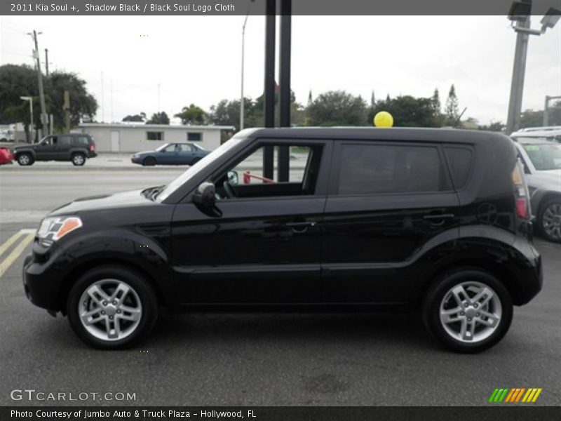 Shadow Black / Black Soul Logo Cloth 2011 Kia Soul +