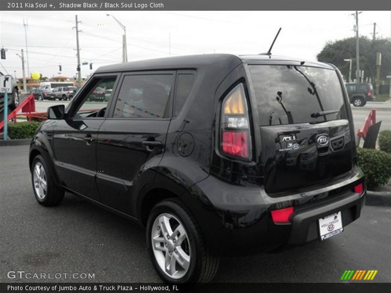Shadow Black / Black Soul Logo Cloth 2011 Kia Soul +