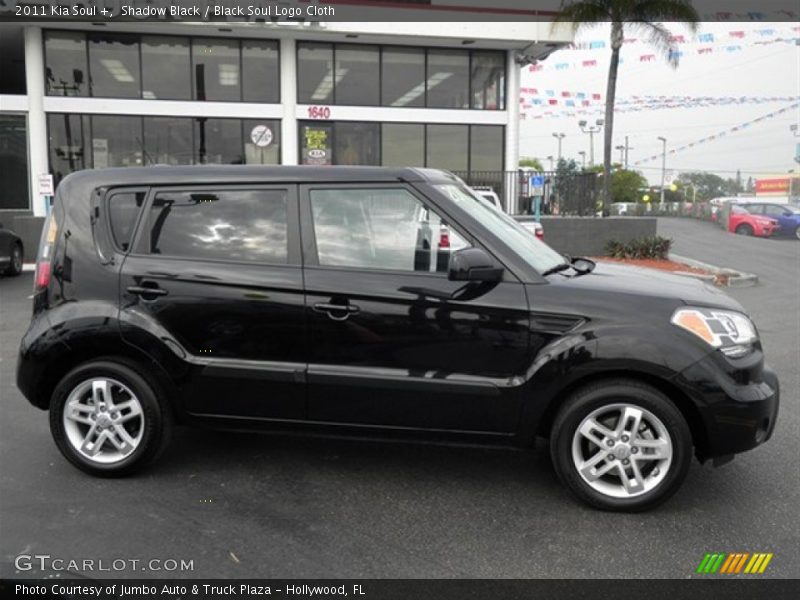 Shadow Black / Black Soul Logo Cloth 2011 Kia Soul +