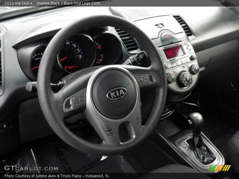 Shadow Black / Black Soul Logo Cloth 2011 Kia Soul +