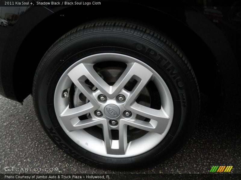 Shadow Black / Black Soul Logo Cloth 2011 Kia Soul +