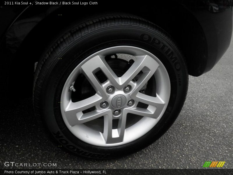 Shadow Black / Black Soul Logo Cloth 2011 Kia Soul +