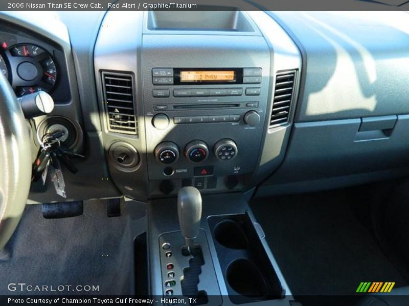 Red Alert / Graphite/Titanium 2006 Nissan Titan SE Crew Cab