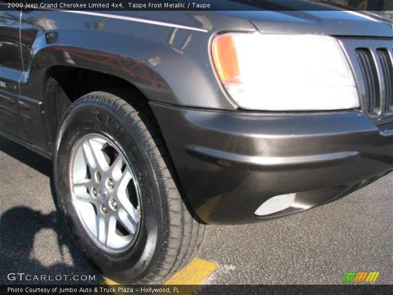 Taupe Frost Metallic / Taupe 2000 Jeep Grand Cherokee Limited 4x4
