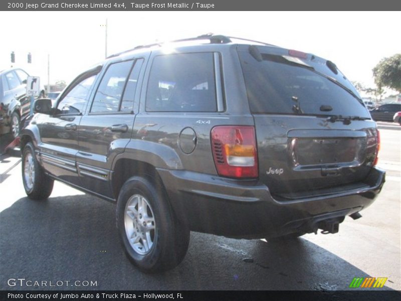 Taupe Frost Metallic / Taupe 2000 Jeep Grand Cherokee Limited 4x4