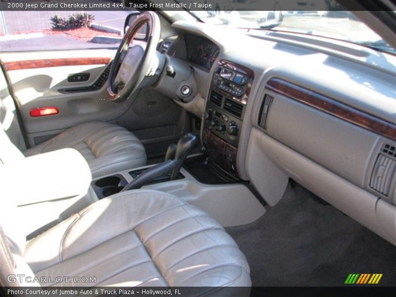 Taupe Frost Metallic / Taupe 2000 Jeep Grand Cherokee Limited 4x4