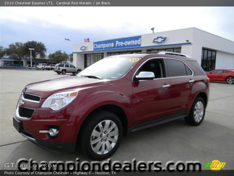 Cardinal Red Metallic / Jet Black 2010 Chevrolet Equinox LTZ