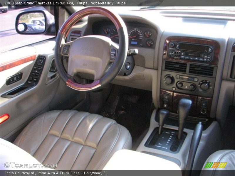 Taupe Frost Metallic / Taupe 2000 Jeep Grand Cherokee Limited 4x4