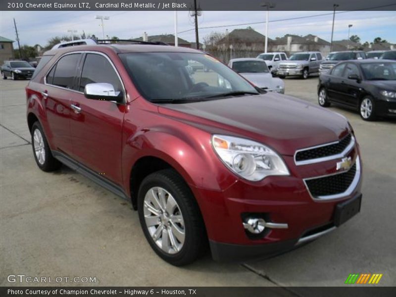 Cardinal Red Metallic / Jet Black 2010 Chevrolet Equinox LTZ