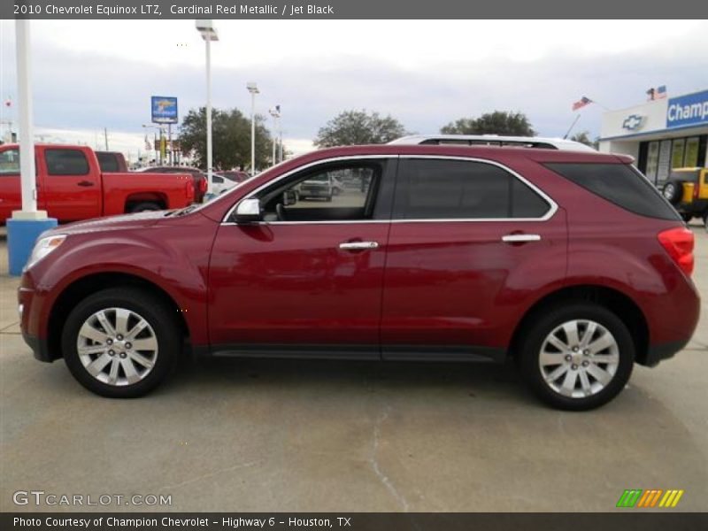 Cardinal Red Metallic / Jet Black 2010 Chevrolet Equinox LTZ