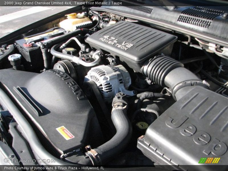 Taupe Frost Metallic / Taupe 2000 Jeep Grand Cherokee Limited 4x4