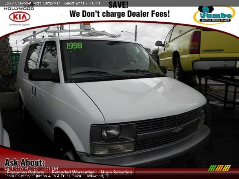 Ghost White / Neutral 1997 Chevrolet Astro Cargo Van