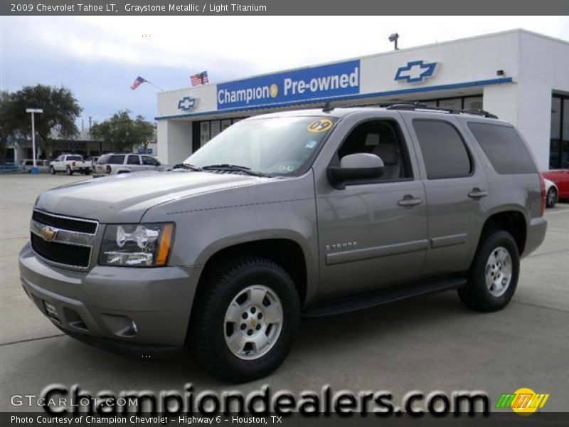 Graystone Metallic / Light Titanium 2009 Chevrolet Tahoe LT