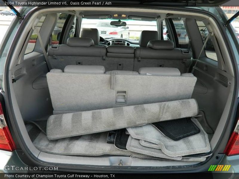 Oasis Green Pearl / Ash 2004 Toyota Highlander Limited V6