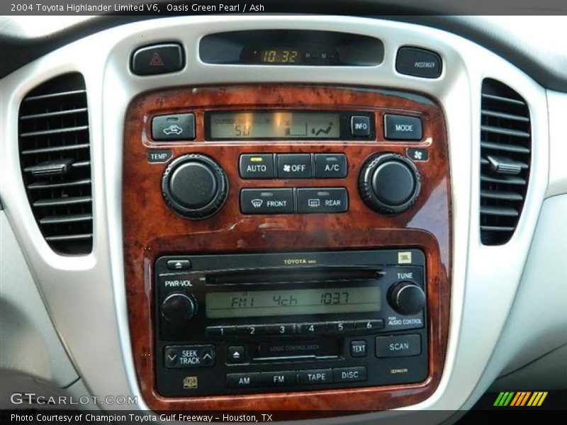 Oasis Green Pearl / Ash 2004 Toyota Highlander Limited V6