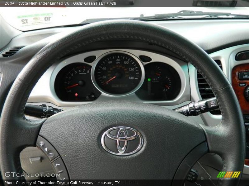 Oasis Green Pearl / Ash 2004 Toyota Highlander Limited V6