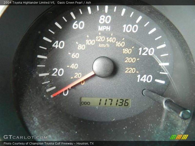 Oasis Green Pearl / Ash 2004 Toyota Highlander Limited V6