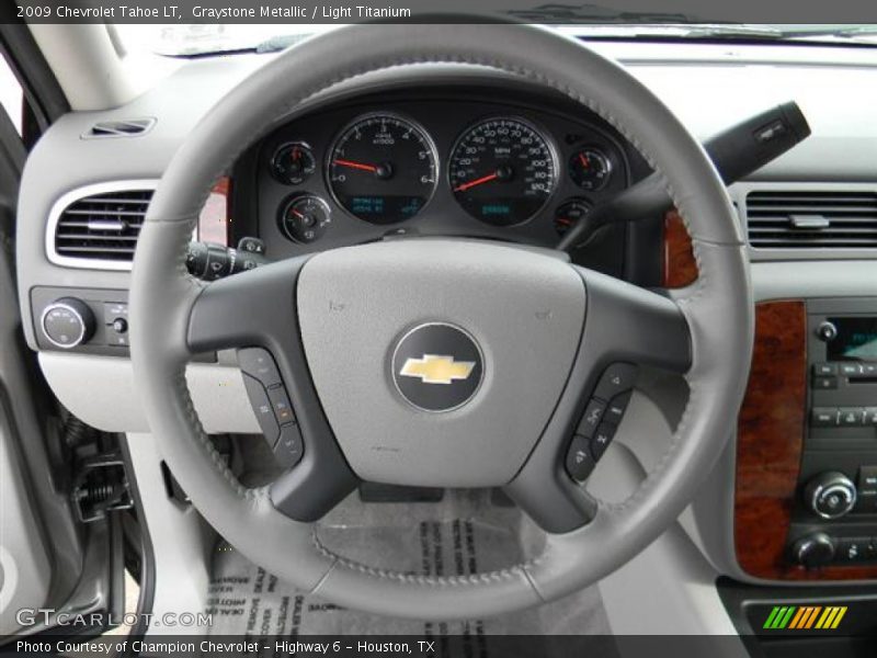 Graystone Metallic / Light Titanium 2009 Chevrolet Tahoe LT