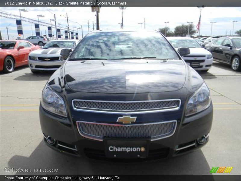 Black Granite Metallic / Cocoa/Cashmere 2012 Chevrolet Malibu LTZ
