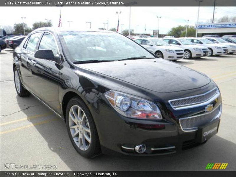 Black Granite Metallic / Cocoa/Cashmere 2012 Chevrolet Malibu LTZ