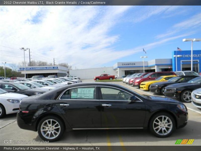 Black Granite Metallic / Cocoa/Cashmere 2012 Chevrolet Malibu LTZ