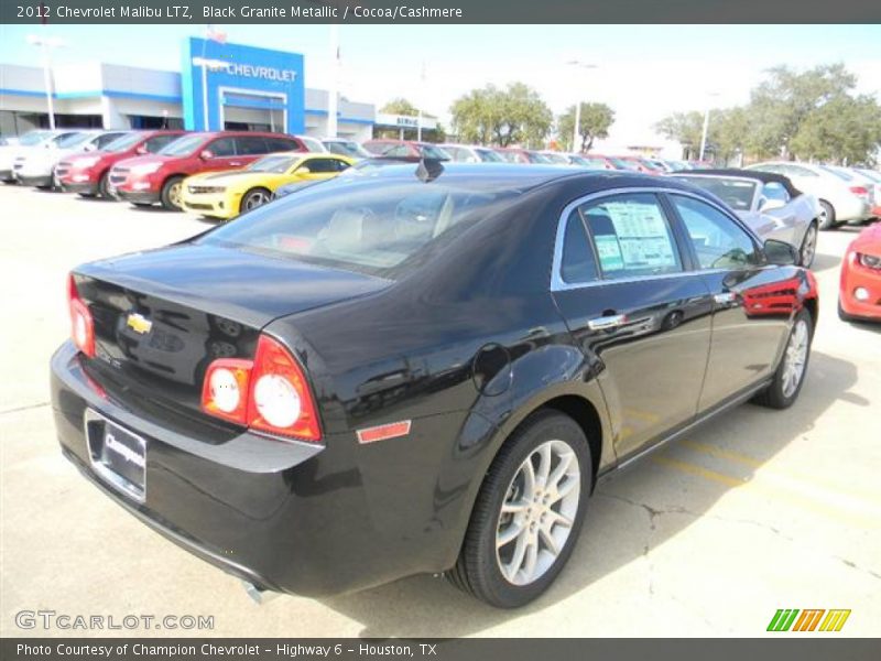 Black Granite Metallic / Cocoa/Cashmere 2012 Chevrolet Malibu LTZ