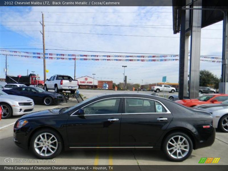 Black Granite Metallic / Cocoa/Cashmere 2012 Chevrolet Malibu LTZ