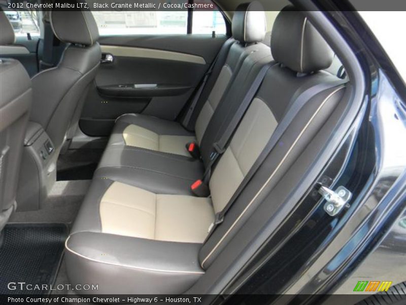Black Granite Metallic / Cocoa/Cashmere 2012 Chevrolet Malibu LTZ