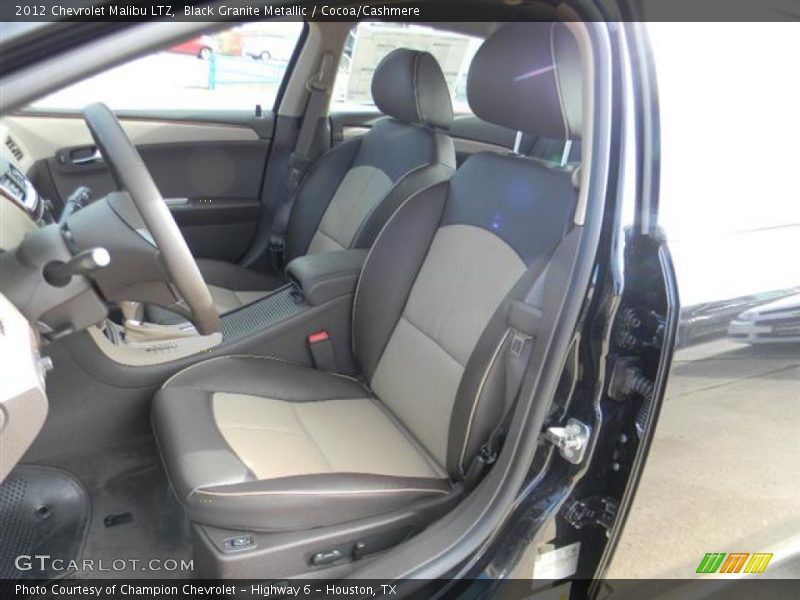 Black Granite Metallic / Cocoa/Cashmere 2012 Chevrolet Malibu LTZ