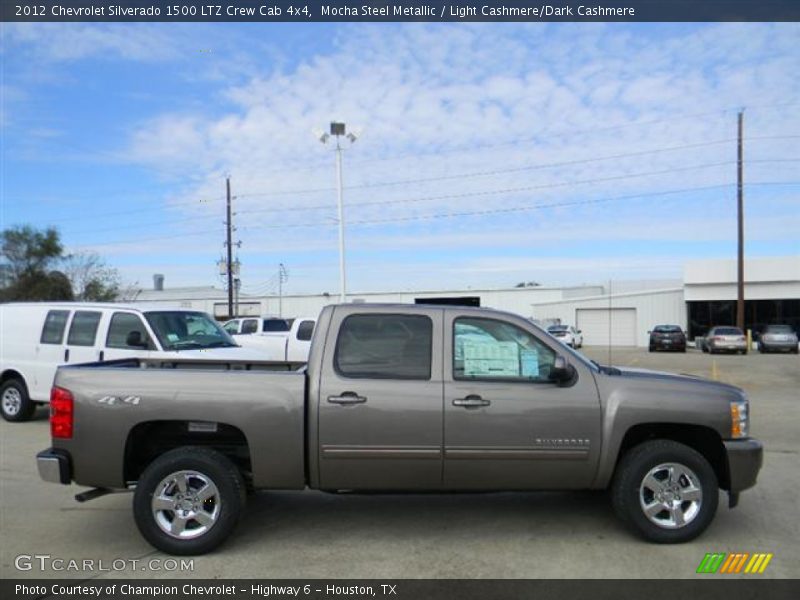 Mocha Steel Metallic / Light Cashmere/Dark Cashmere 2012 Chevrolet Silverado 1500 LTZ Crew Cab 4x4