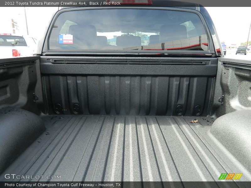 Black / Red Rock 2012 Toyota Tundra Platinum CrewMax 4x4