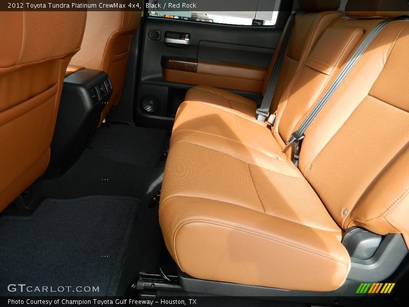 Black / Red Rock 2012 Toyota Tundra Platinum CrewMax 4x4