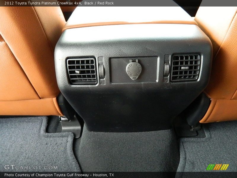 Black / Red Rock 2012 Toyota Tundra Platinum CrewMax 4x4
