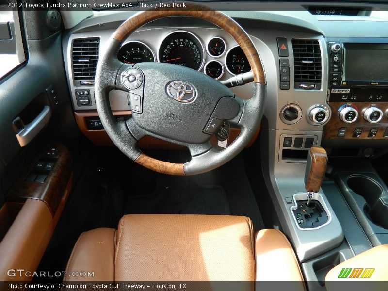  2012 Tundra Platinum CrewMax 4x4 Red Rock Interior