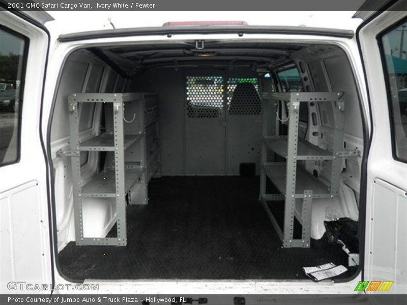 Ivory White / Pewter 2001 GMC Safari Cargo Van