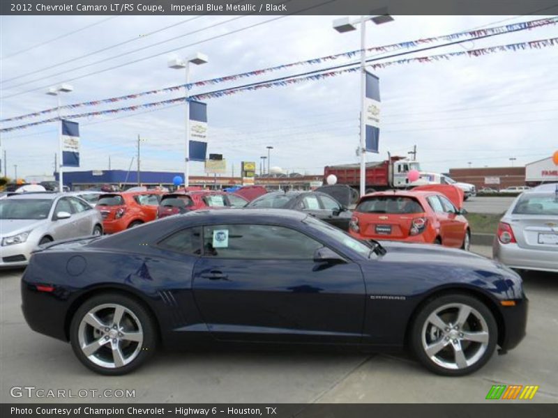 Imperial Blue Metallic / Black 2012 Chevrolet Camaro LT/RS Coupe