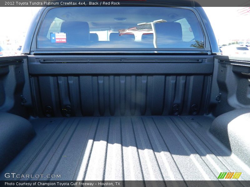 Black / Red Rock 2012 Toyota Tundra Platinum CrewMax 4x4