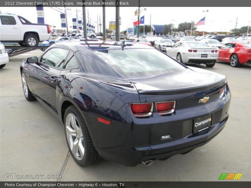 Imperial Blue Metallic / Black 2012 Chevrolet Camaro LT/RS Coupe