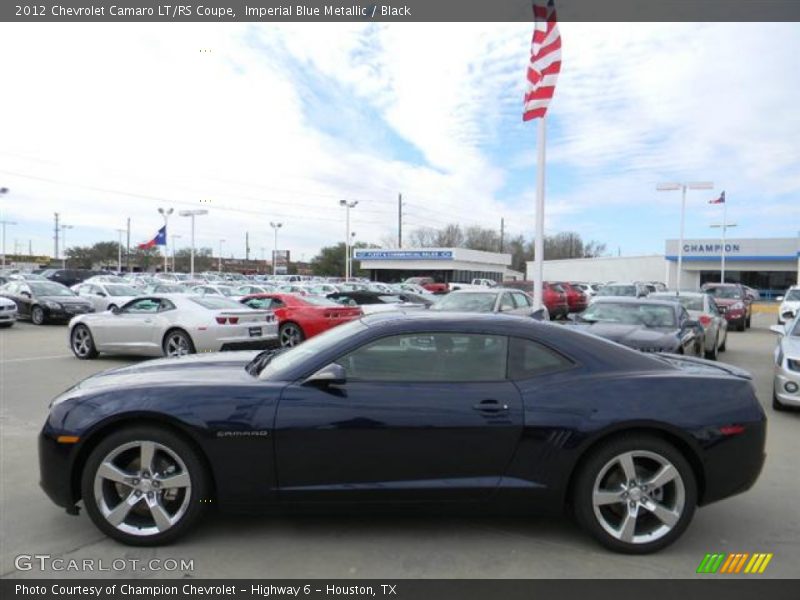 Imperial Blue Metallic / Black 2012 Chevrolet Camaro LT/RS Coupe