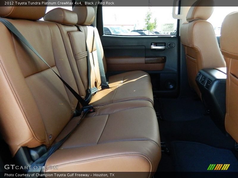 Black / Red Rock 2012 Toyota Tundra Platinum CrewMax 4x4