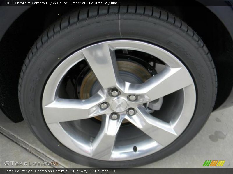 Imperial Blue Metallic / Black 2012 Chevrolet Camaro LT/RS Coupe