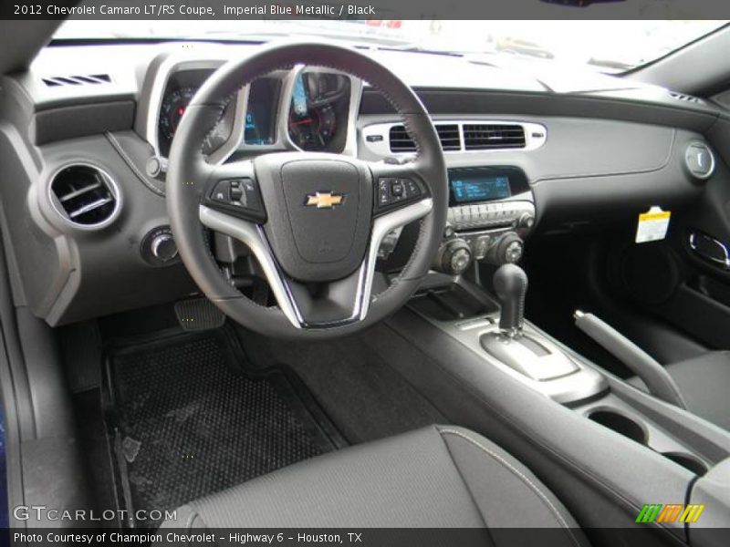 Imperial Blue Metallic / Black 2012 Chevrolet Camaro LT/RS Coupe