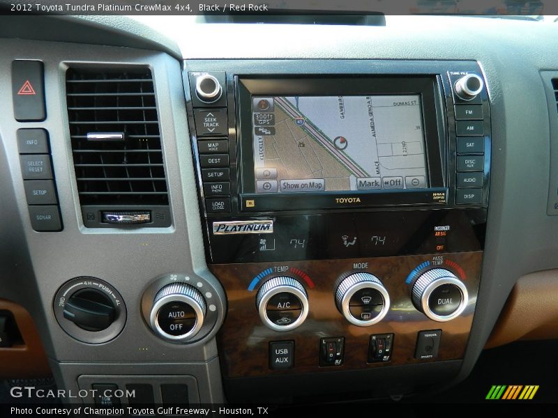 Navigation of 2012 Tundra Platinum CrewMax 4x4